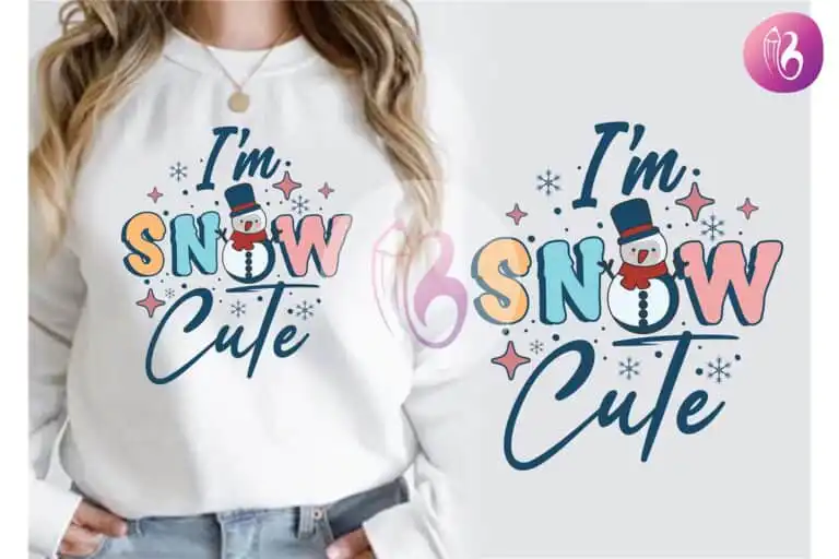 im-snow-cute-winter-snowman-png-t-shirt