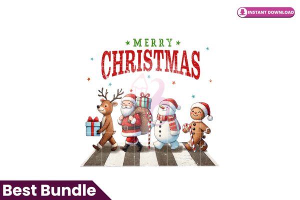 cute-christmas-reindeer-santa-snowman