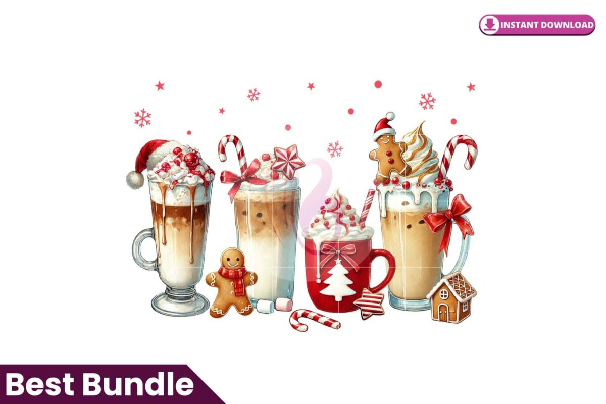 christmas-bow-gingerbread-coffee-png