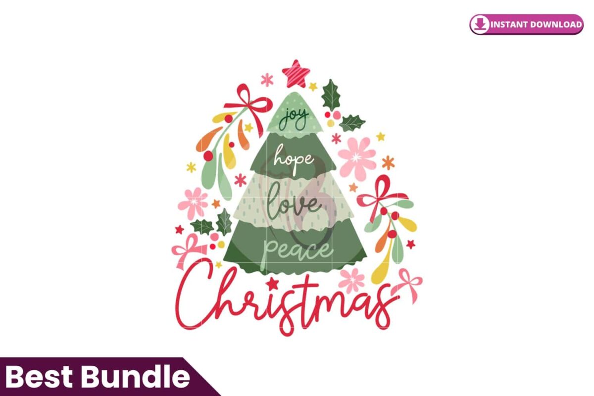 retro-christmas-boho-flowers-sublimation