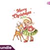 vintage-christmas-png-reindeer-cute-girl