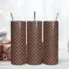 Pink LV Pattern Tumbler