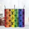Rainbow LV Pattern Tumbler
