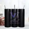 Deep Purlple LV Logo Tumbler