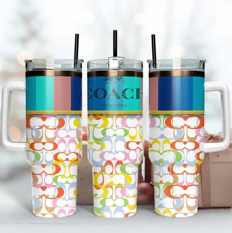 Coach Colorful Tumbler