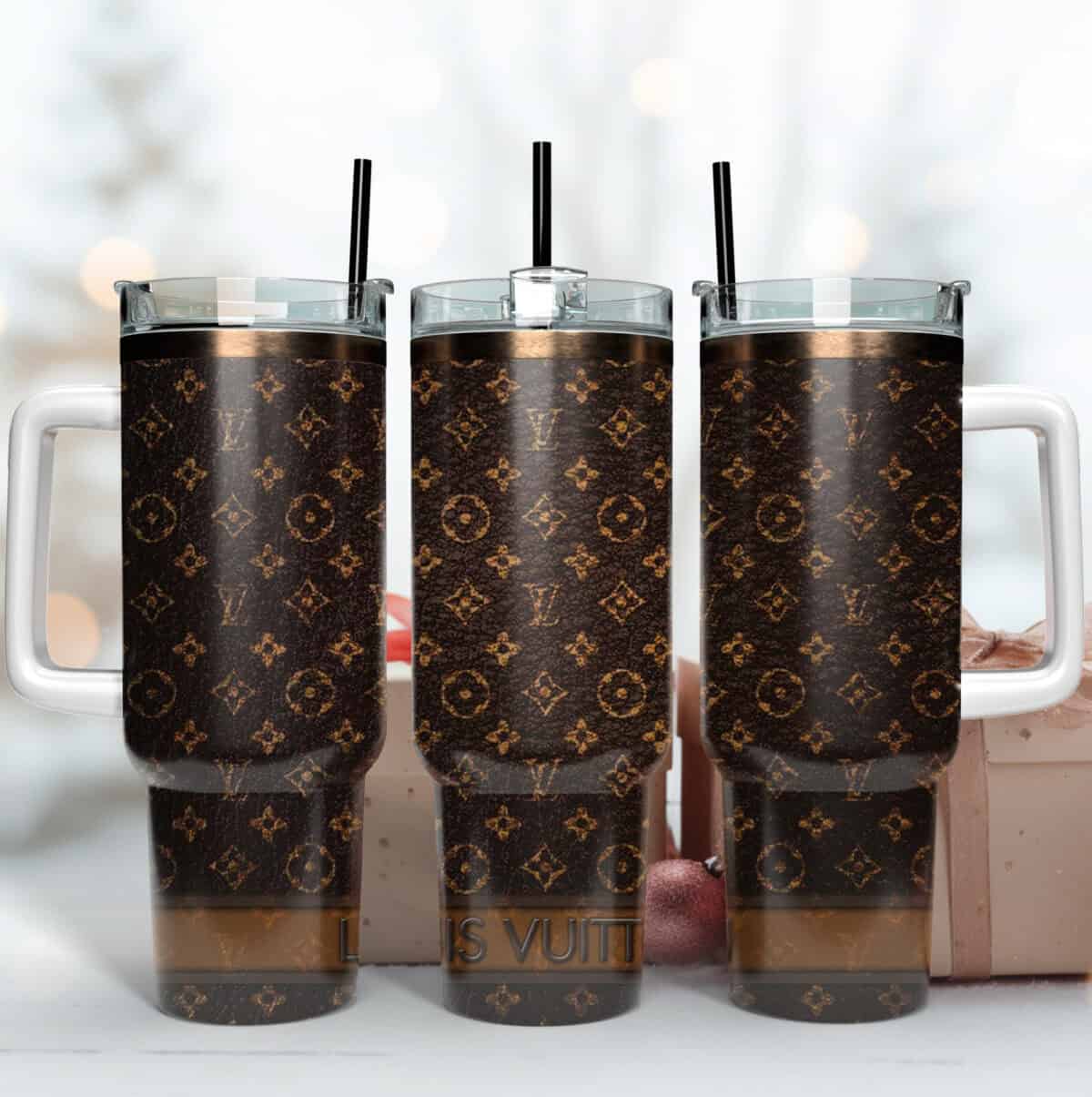 Louis Vuitton Wrap, Fashion Logo Tumbler, 40Oz Tumbler