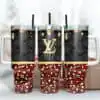 Leopard LV Logo Tumbler