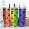 Rainbow LV Pattern Tumbler