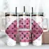 LV Pink Lips Logo Tumbler