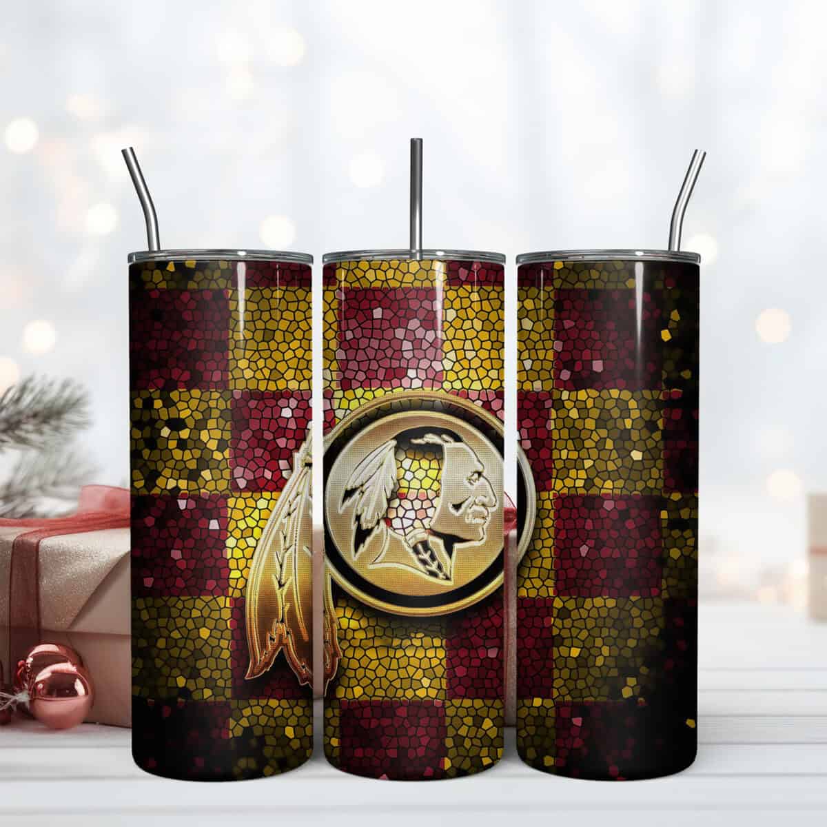 Washington Commanders 20Oz Tumbler Wrap, NFL 20Oz Tumbler