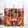 San Francisco 49ers Mascot 20oz Tumbler Wrap