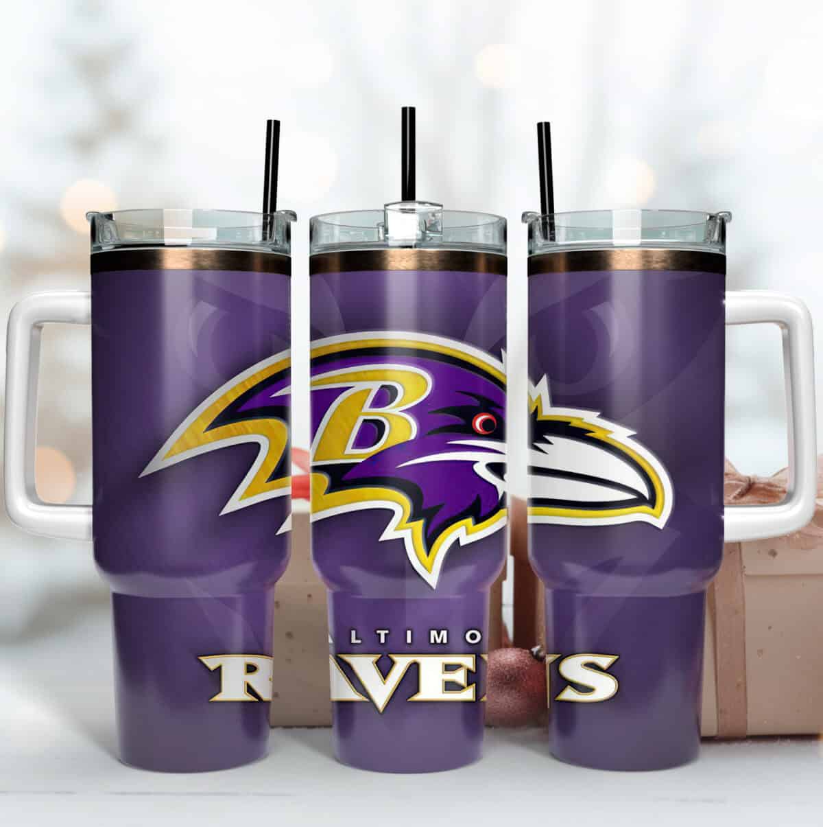 Baltimore Ravens 40Oz Tumbler Wrap, NFL 40Oz Tumbler
