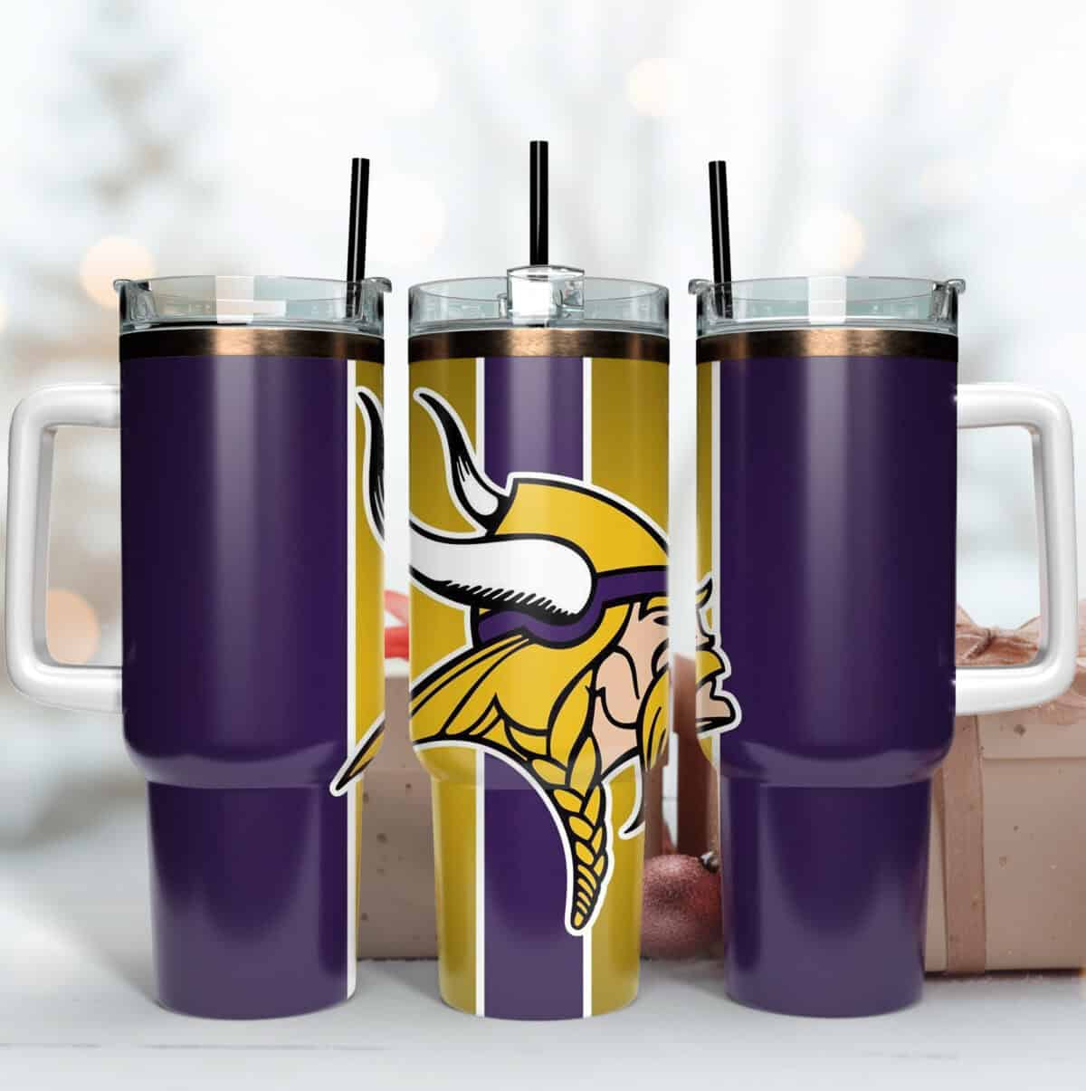 Minnesota Vikings 40Oz Tumbler Wrap, NFL 40Oz Tumbler