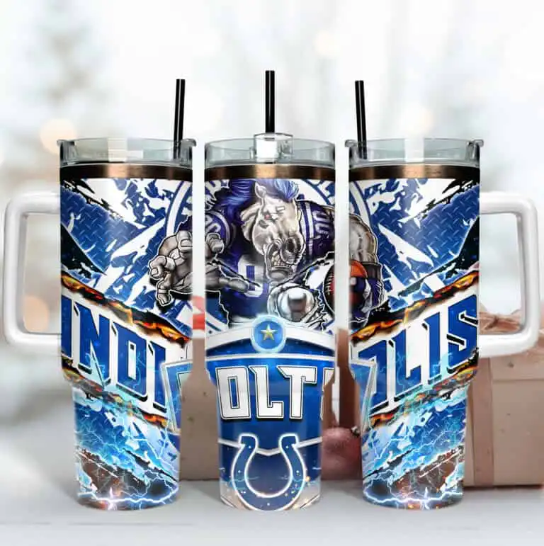 Indianapolis Colts Mascot 40oz Tumbler Wrap