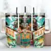 American Football Custom Name Tumbler Mascot 40oz Tumbler Wrap