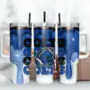 Indianapolis Colts Inflated Puff Skinny Tumbler 40Oz