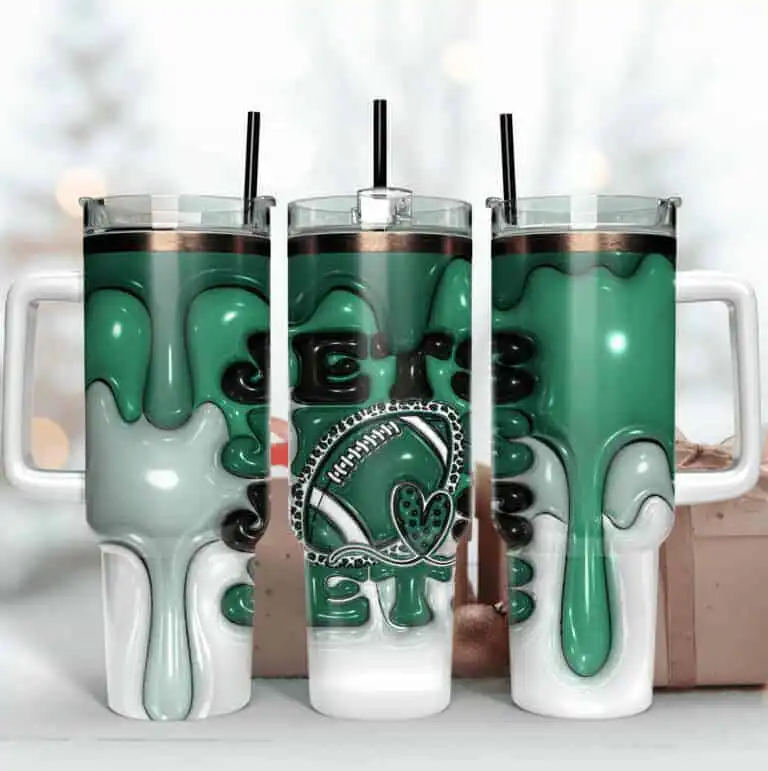 New York Jets Inflated Puff Skinny Tumbler 40Oz