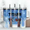 Tennessee Titans Inflated Puff Skinny Tumbler 40Oz